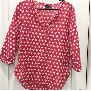 GAP tunic cinnamon color Aztec design top